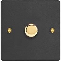 Varilight V-Pro 1-Gang 2-Way LED Dimmer Switch Matt Black (639YT)