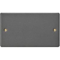 Varilight 2-Gang Blanking Plate Graphite Grey (376YT)