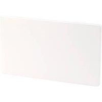 Varilight XDQDBS Screwless Premium White 2 Gang Double Blank Plate