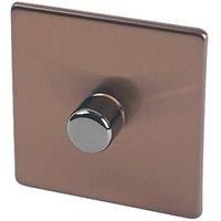Varilight V-Pro 1-Gang 2-Way LED Dimmer Switch Brushed Bronze (9338H)