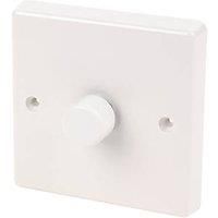 Varilight JQP401W V-Pro 1 Gang 2-Way LED Trailing Edge Dimmer Switch, White