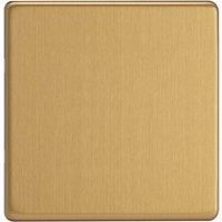 Varilight Flat Screwless Brushed Brass Light Switches, Plug Sockets, TV Sockets