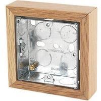 Varilight 1-Gang Surface Pattress Single Wall Box 25mm (5523H)