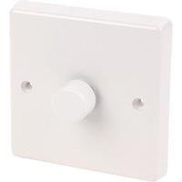 Varilight V-Pro 1-Gang Master Multi-Way LED Dimmer Switch White with Colour-Matched Inserts (724YT)