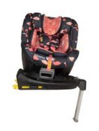 Cosatto RAC Come and Go i-Size Rotate Baby to Toddler Car Seat - 0-4 years, ISOFIX, Extended Rear Facing, Anti-Escape, Pretty Flamingo