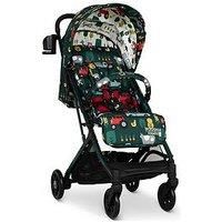 COSATTO Woosh 4 Pushchair – Lightweight Stroller Birth to 25kg - One Hand Easy Fold, Compact, Telescopic Handle, Extra Large Shopping Basket, Cup Holder, Bumper Bar & Raincover (Old Macdonald)