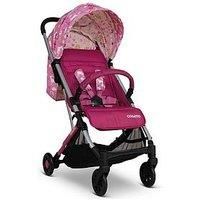Cosatto Yo! Travel Stroller - Baby Pushchair Lightweight Compact Fold, Birth to 25kg - Airline Compatible, One Hand Easy Fold, Large 8kg Shopping Basket, Free Raincover & Bumper Bar (Happy Unicorns)
