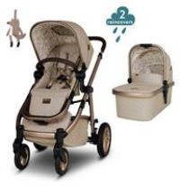 Cosatto Wow 3 pram and pushchair in Whisper with 2 raincovers