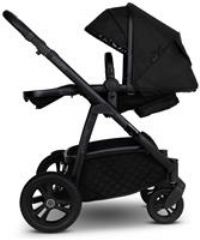 Cosatto Wow 3 pram and pushchair in Silhouette with 2 raincovers