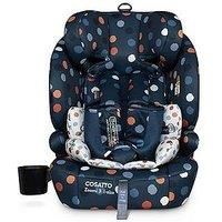 COSATTO Zoomi 3 iSize Car Seat - from 76cm up to 150cm (Approx.15 Months to 12 Years), ISOFIT, Adjustable Headrest, Side Impact Protection, Easy Install, R129 Tested (Foxed)