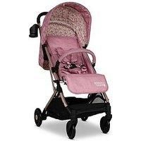 COSATTO Woosh 4 Pushchair – Lightweight Stroller Birth to 25kg - One Hand Easy Fold, Compact, Telescopic Handle, Extra Large Shopping Basket, Cup Holder, Bumper Bar & Raincover (Camille)