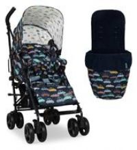 Cosatto Supa 3 pushchair in Beep Beep with footmuff and raincover birth to 25kg