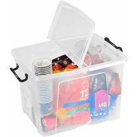 British Made Smart Box Clear Plastic Storage Boxes With Lids - Choice 12 Sizes