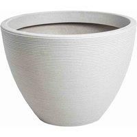 Strata Large Valencia Planter, White