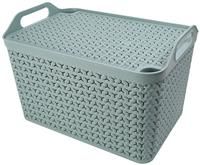 Strata 3x24L Large Urban Storage Basket with Lid- Sage Green