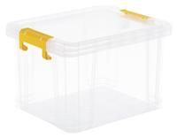 Strata Stackmaster 35 Litre Plastic Storage Box - Clear