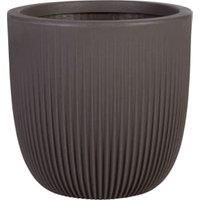 Strata Pacific Small Round Planter - Cappuccino