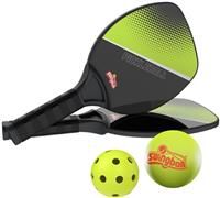 Swingball Pickleball and Bat Set, 2 Lightweight Paddles, Real Pickleball & Rubber Ball, Fun Beginner & Pro Game, Play Anywhere, For Ages 4+