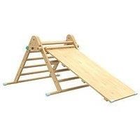 Indoor Wooden Bridge & Slide