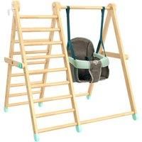 TP 685U Active-Tots Wooden Climb and Swing for Indoor Use for Toddlers 18 Months+, Wood