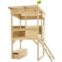 Tp Tree Tops Wooden Playhouse With Toy Box