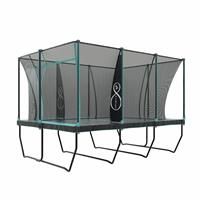 TP Toys 8Ft X 12ft Rectangular Trampoline - UV Stabilized Jumping Mat. Protective Quality Frame Padding, Strong Nylon Enclosure Mesh, Galvanised Steel Frame. Jumping Mat For Kids - 6 Years+