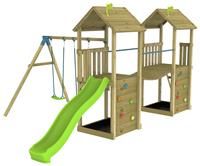 TP Skywood 2 Tower Climbing Frame with Swing Set, and Slide