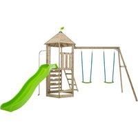 TP Castlewood Beeston Wooden Swing Set and Slide