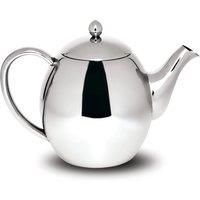 SABICHI 1200ml DOUBLE WALL TEAPOT TEA POT STAINLESS STEEL BRAND NEW BOXED 89311