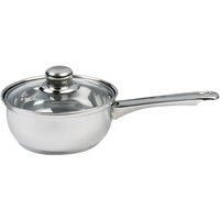 Stainless Steel Saucepan With Glass Lid - Kitchen Essential