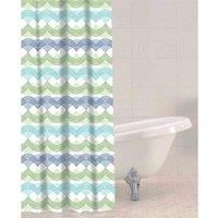 Sabichi Waves PEVA Shower Curtain