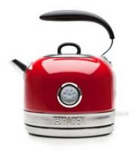 Haden Jersey Cordless Electric Kettle With Temperature Gauge 1.5L 3kW In Red
