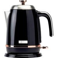 Haden Salcombe Jug Kettle 1.7L Cordless with Removeable Filter - Black & Copper