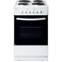 Haden HES60W Single Oven Electric Cooker - White