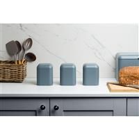 HADEN PERTH KITCHEN RANGE SLATE GREY ROLL POLE & MUG TREE BREAD BIN CANISTERS