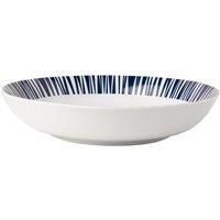 Sabichi Brooklyn Set of 4 Pasta Bowls Navy Blue Stripes - 202420