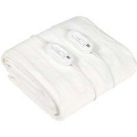 PIFCO Dual Control 204264 Electric Underblanket - King-size, White