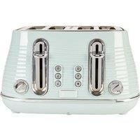 Haden Devon Eucalyptus 4 Slice Toaster - 6 Browning Settings, 4 Slice Toaster with Wide Slots, Toaster 4 Slice with Defrost, Reheat And Cancel Settings