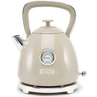 Haden Bristol Electric Kettle - Sleek Rapid-Boil Stainless Steel Electric Kettle with Spacious 1.7 Litre Capacity, Concealed Heating Element, Rotational Base, Innovative Safety Features, Putty