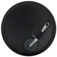 Scoville 2 Piece Aluminium Pizza Tray and Cutter Set