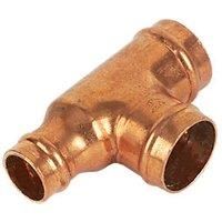 Yorkshire Copper Solder Ring Reducing Tee 22mm x 15mm x 22mm (95846)