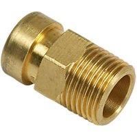 Tectite Sprint Brass Push-Fit Adapting Male Coupler 15mm x 1/2" (94310)