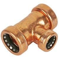 Tectite Sprint Copper Push-Fit Reducing Tee 22 x 22 x 15mm (21807)