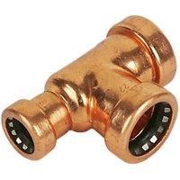 Tectite Sprint Copper Push-Fit Reducing Tee 22 x 15 x 22mm (90969)