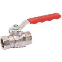 Pegler Lever Ball Valve Red 1/2" (1961V)