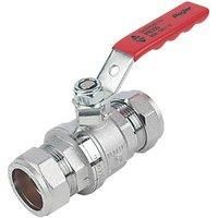Pegler PB300 Lever Ball Valve Red 28mm (9081V)