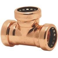 Tectite Sprint Copper Push-Fit Equal Tees 15mm 10 Pack (337FJ)