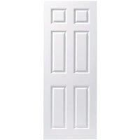 Wickes Woburn White Smooth Moulded 6 Panel Internal Door - 1981mm x 762mm