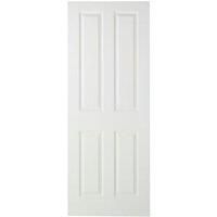 Wickes Stirling White Smooth Moulded 4 Panel Internal Door - 1981mm x 762mm
