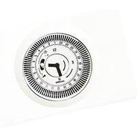 Ideal Heating Timer Kit 24hr Mechanical White 50x160x175mm